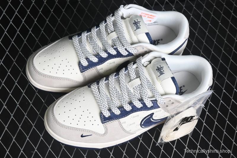 Nike SB Dunk Low Stussy Anniversary Custom Low-Top Casual Skate Shoes - FC1688-197