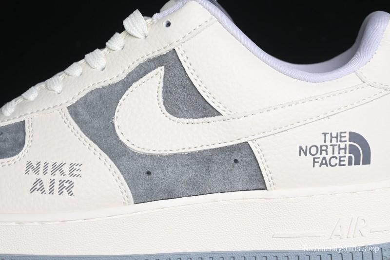 Nike Air Force 1 '07 Low The North Face Collaboration - Beige Grey Sole Low-Top Casual Sneakers - DF0188-014
