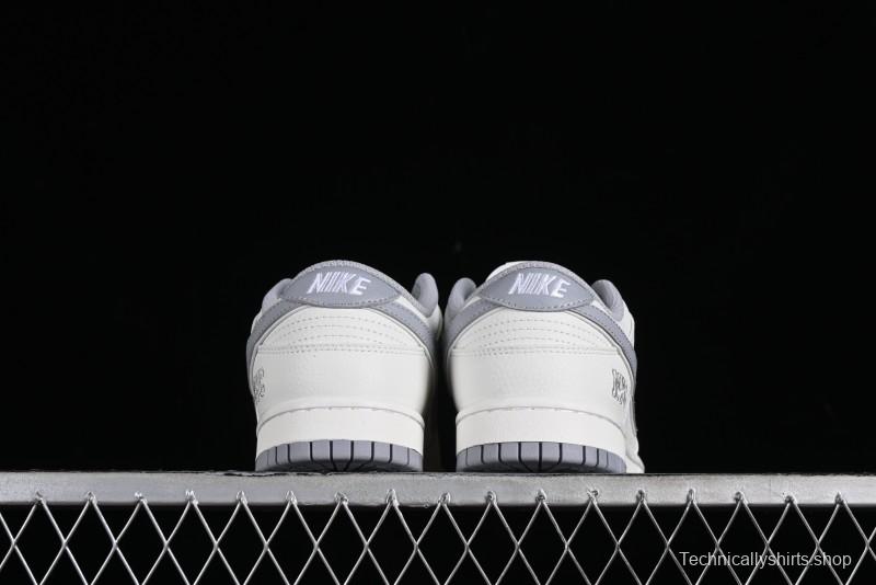 Nike SB Dunk Low NYC Collaboration Light Gray Low-Top Casual Skate Shoes - NC2103-302