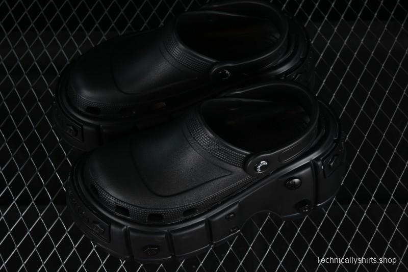 Balenciaga Hardcrocs Slide EVA Round-Toe Ultra Thick Sole Clog Sandals - W1S8N1010