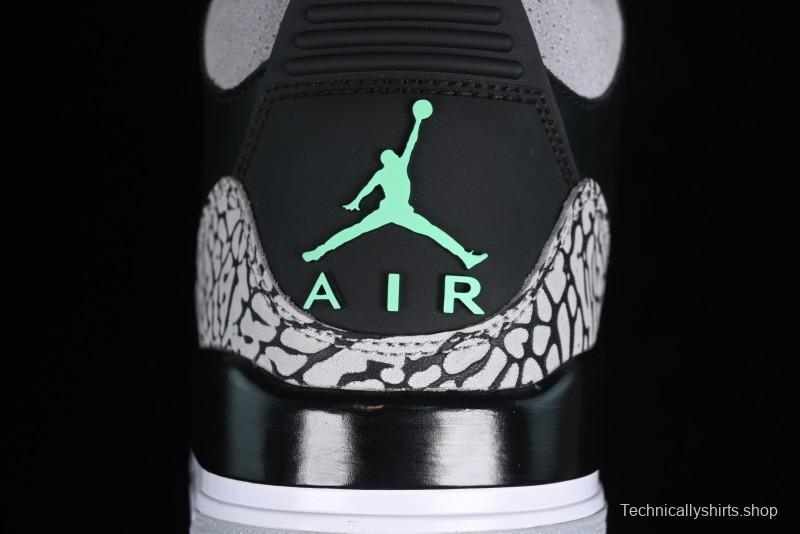 Nike Air Jordan 3 Retro Sneakers Green Glow - CT8532-031