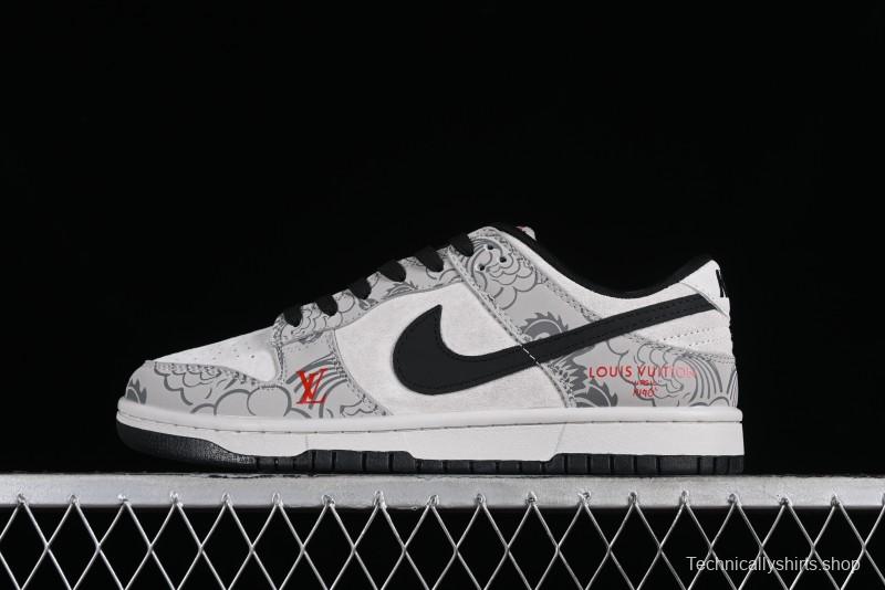 Nike SB Dunk Low Chinese New Year Limited Edition - Gray Dragon Anniversary High-End Custom Low-Top Casual Skate Shoes - XP3802-330