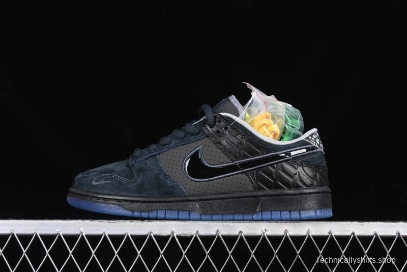 Nike Division Street Dunk Low "Oregon Black" Hidden Colorway Low-Top Casual Sneakers - HV1470-001