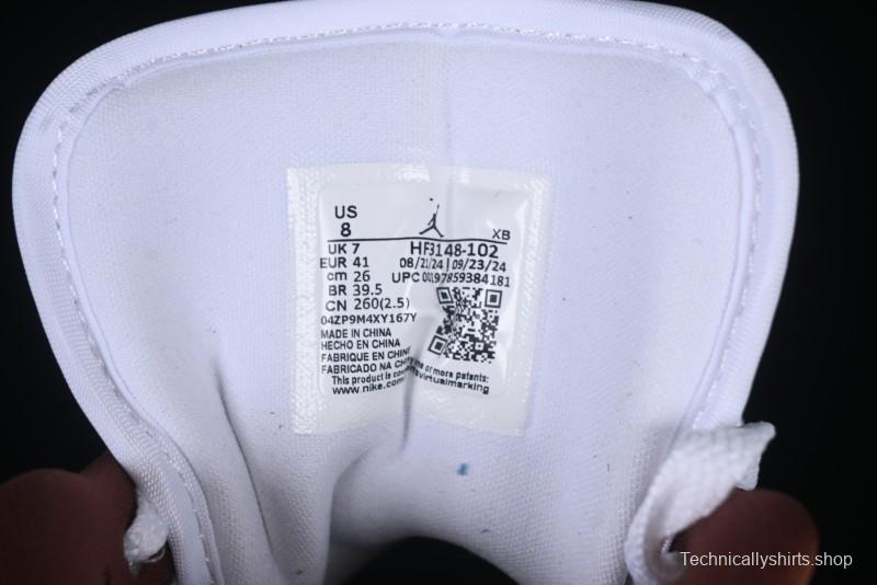 Nike Air Jordan 1 Low AJ1 White University Red Casual Sneakers - HF3148-102