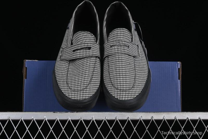 Vans Demons Style 53 Black White Retro Houndstooth Loafers - VN000CQPYER