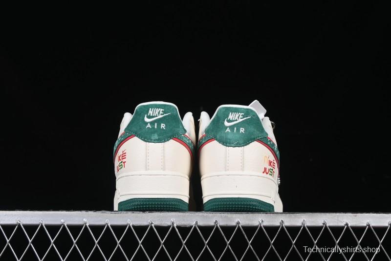 Nike Air Force 1'07 Low Just Collaboration - Christmas Tree Low-Top Casual Sneakers - DF0188-034