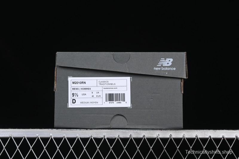 New Balance 2010 Series Retro Casual Running Shoes with Soft Suede and Nylon Mesh - M2010RN