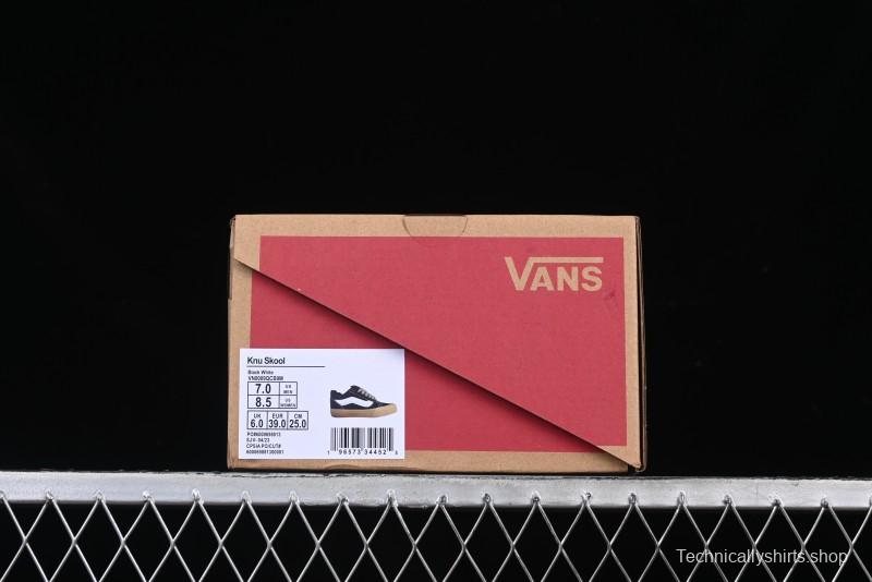 Vans Knu Skool Low-Top Retro Casual Vulcanized Sneakers - VN0009QCB9M
