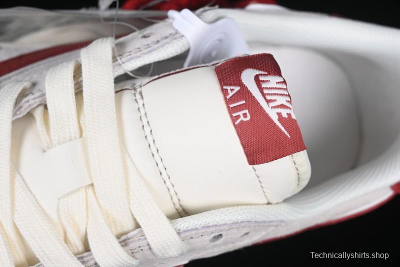 Nike Travis Scott x Fragment Design x Air Jordan 1 Low OG SP AJ1 Retro Sneakers with Reverse Swoosh - XZ6188-056