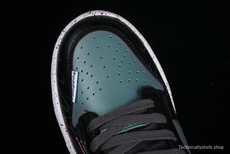 Nike Dunk Low Panda Prank Universe Exploration - Black Purple SB Strap Low Top Casual Skate Shoes - DV0831-002