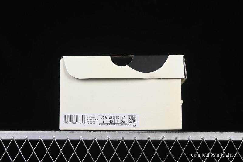 Nike Travis Scott x Fragment Design x Air Jordan 1 Low OG SP AJ1 Low Top Casual Sneakers - AG3702-808