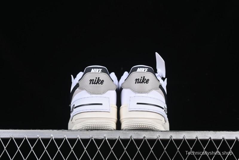 Nike Air Force 1 Shadow Low-Top Sneakers with Lightweight EVA Midsole and Anti-Slip RB Rubber Outsole - DZ1847-110
