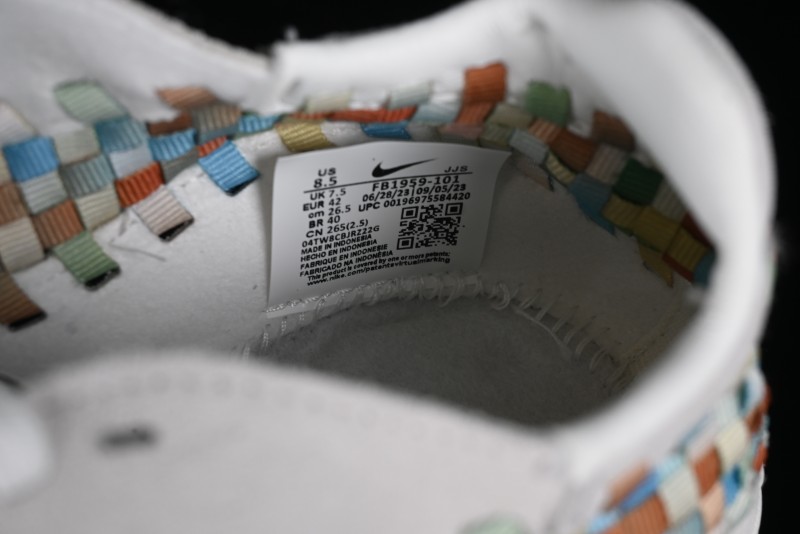 Nike Air Footscape Woven Asymmetrical Woven Slip-Resistant Abrasion-Resistant Low-Top Lifestyle Casual Shoes - FB1959-101