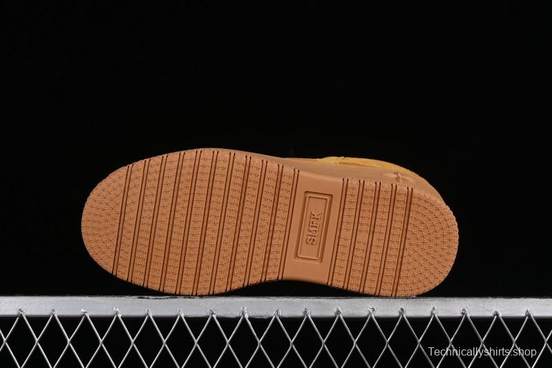 SMFK Comfortable Chunky Sole White Sneakers - T.D4