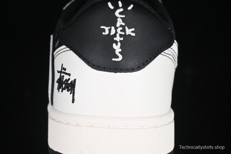 Nike Travis Scott x Fragment Design x Air Jordan 1 Low OG SP AJ1 Low Top Casual Sneakers - SJ2068-121