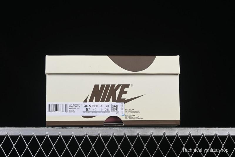 Nike Travis Scott x Air Jordan 1 Low OG Retro Sneakers - DM7866-600