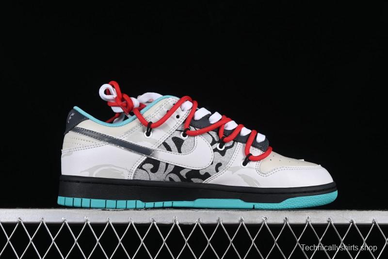 Nike Dunk Low Panda Prank CNY Year of the Dragon Limited Edition SB Low-top Casual Sneakers - DV0831-101