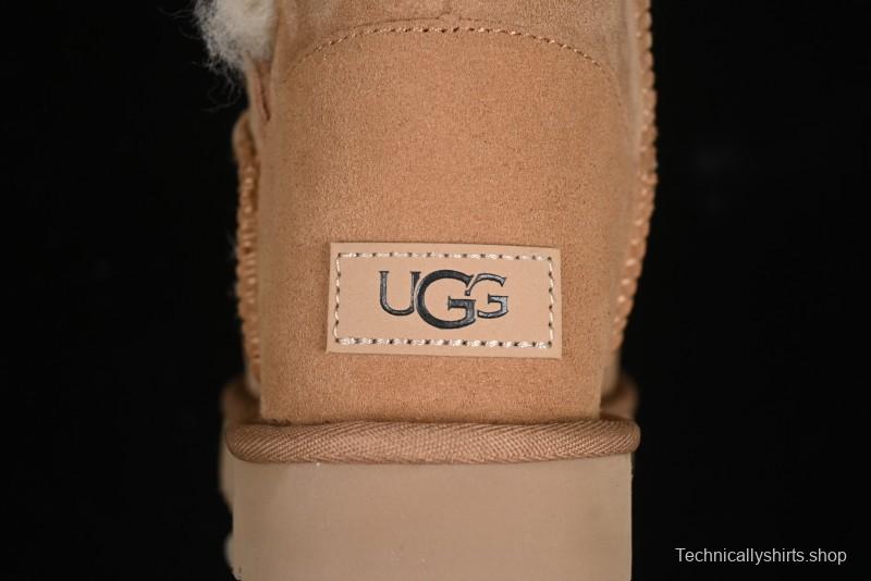 UGG Official Classic Button Sheepskin Snow Boots - 1016226 Chestnut