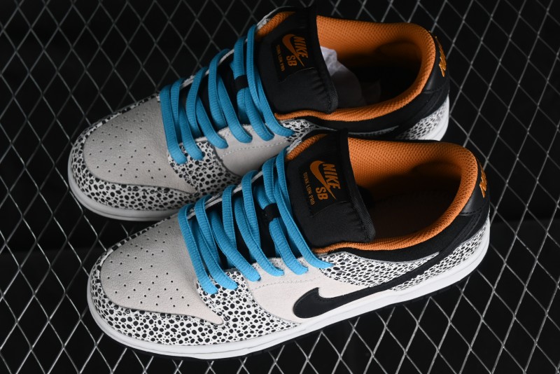Nike SB Dunk Low Safari "Olympics" Stone Pattern SB Low Top Casual Sneakers - FZ1233-002