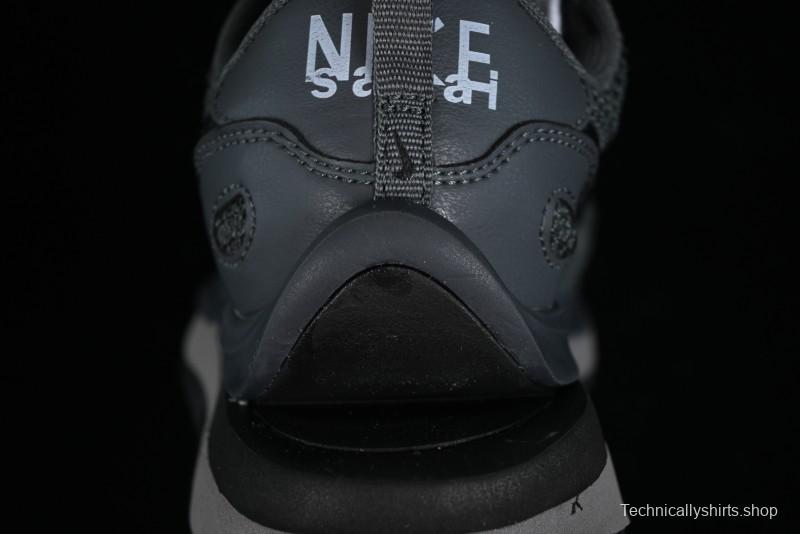 Nike Sacai VaporWaffle 3.0 Deconstructed Sneakers with Overlapping Swoosh and Double Tongue - CV1363-105