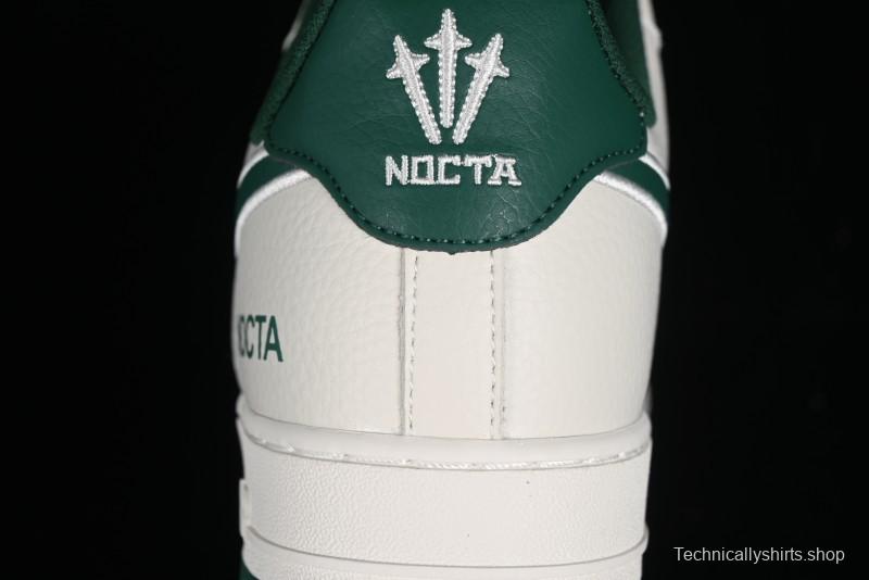 Nike Nocta x Nike Air Force 1 '07 Low Casual Sneakers with Reflective 3M Details and Full-Length Air Cushion - NO0224-025