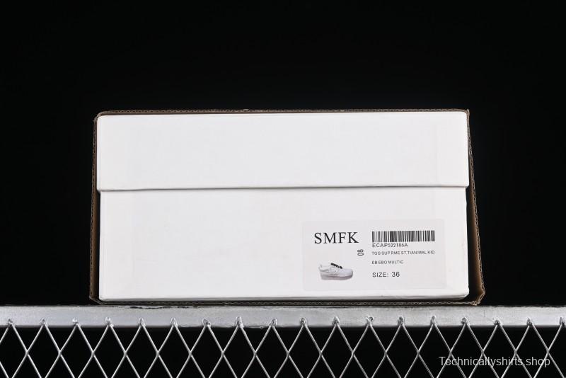 SMFK Comfortable Chunky Sole White Sneakers - T.D4