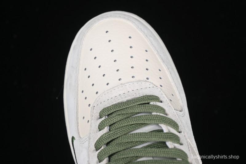 Nike Air Force 1 '07 Low The North Face Collaboration Green Snake Swoosh Casual Sneakers - DF0188-026