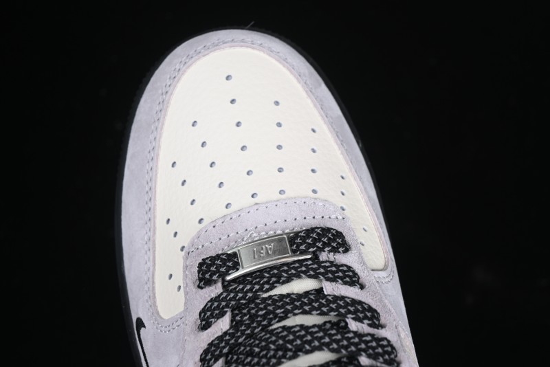Nike Air Force 1 '07 Low Stussy Collaboration All Black Low-Top Casual Sneakers - XZ6188-195