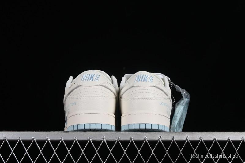Nike SB Dunk Low LV Collaboration Anniversary Edition Premium Custom Low-Top Casual Sneakers - BB8766-209