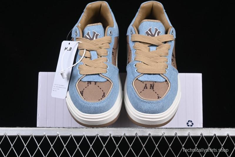 New York Yankees MLB Chunky Liner Dia Monogram Thick Sole Casual Running Shoes - 3ASXCLJ4N50BLS