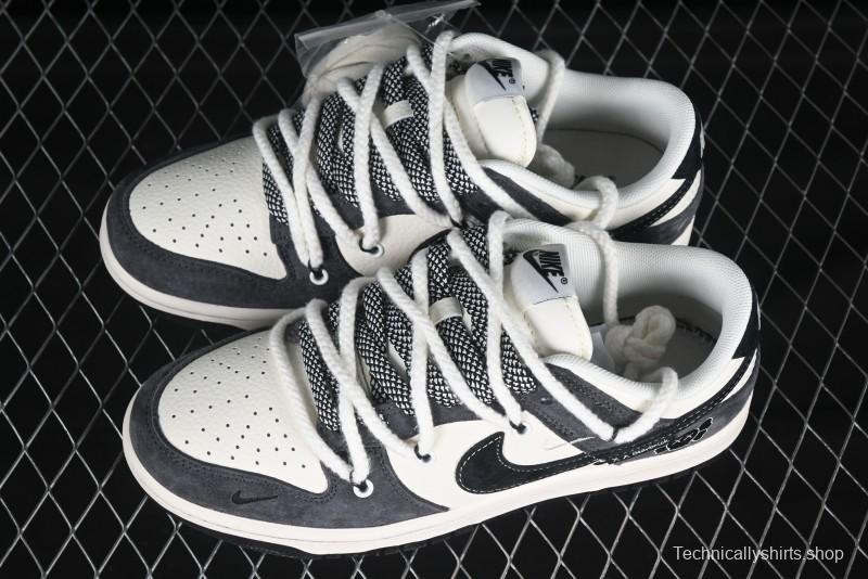 Nike SB Dunk Low Kaws Collaboration Strap Pig VIII Black Hook Anniversary High-End Custom Low-Top Casual Sneakers - YX5066-246