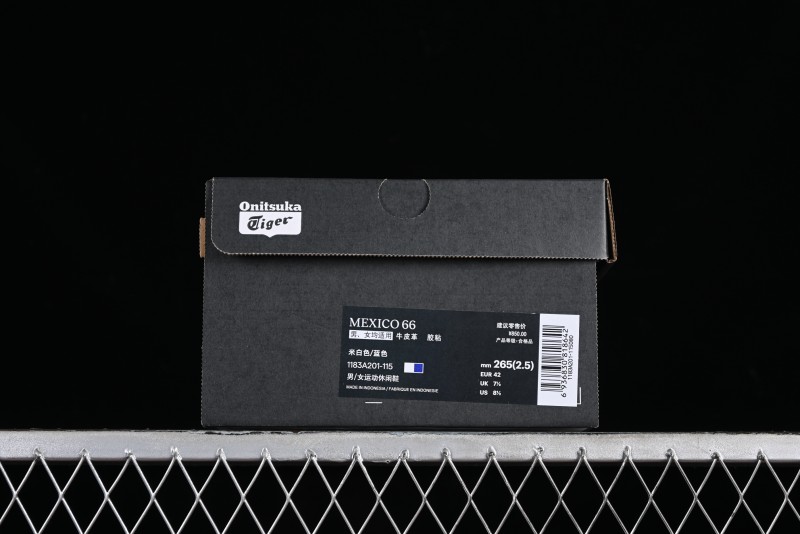 Onitsuka Tiger Mexico 66 Low-Top Leather Casual Running Shoes - 1183A201-115