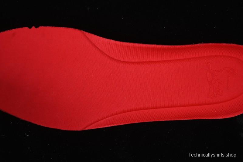 Christian Louboutin Funnyto Flat Comfortable Fashion Low-Top Sneakers in White Yellow Red - X.D4