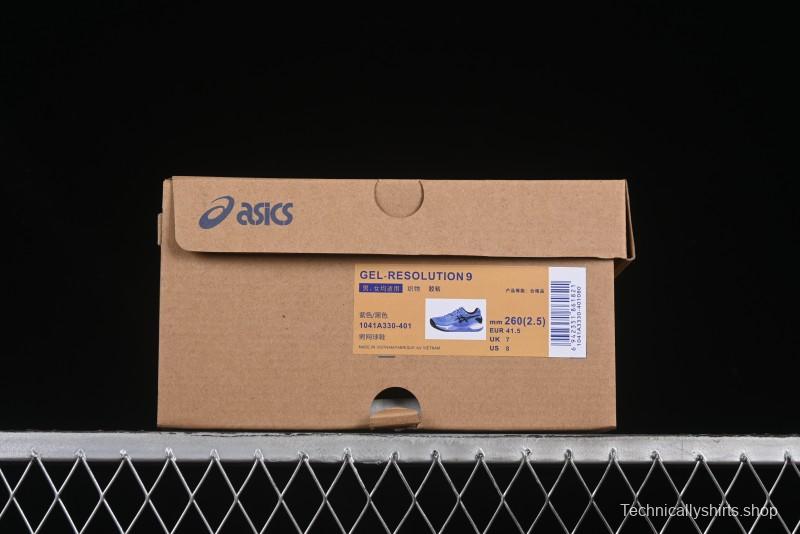 Asics Gel-Resolution 9 Retro Breathable Cushioned Casual Running Shoes - 1041A330-401