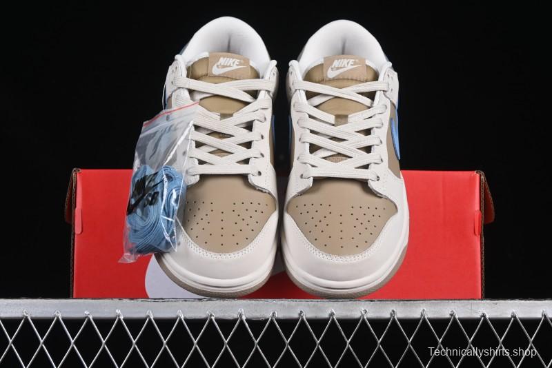 Nike Dunk Low Retro Premium Casual Sneakers in Caramel Cream - HQ1175-240