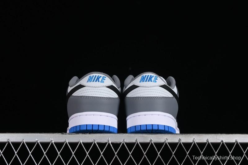 Nike Dunk Low SB Skateboarding Shoes in White Blue Grey - FB9109-001