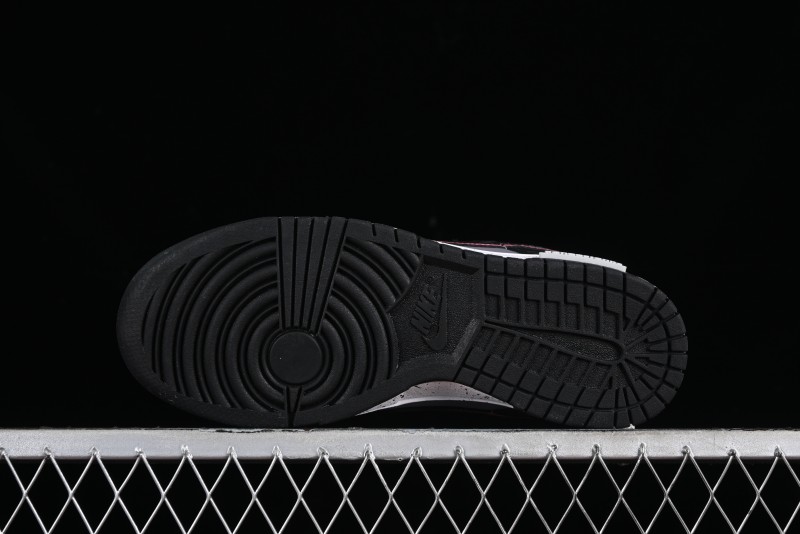 Nike Dunk Low Panda Prank Universe Exploration - Black Purple SB Strap Low Top Casual Skate Shoes - DV0831-002