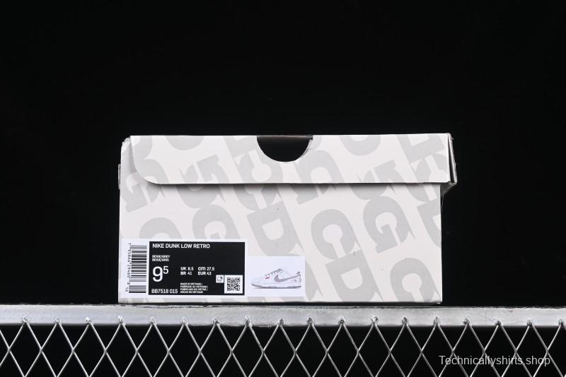 Nike SB Dunk Low The North Face Collaboration Anniversary High-End Custom Low-Top Casual Skate Shoes - BB7518-015