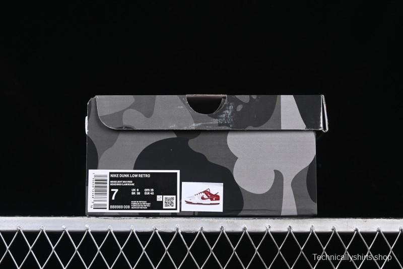Nike SB Dunk Low BAPE Collaboration Anniversary High-End Custom Sneakers - BB8969-008