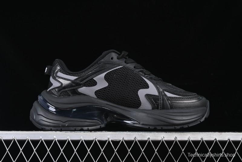 New York Yankees MLB Bigball Chunky Curve Thick Sole Casual Running Shoes - 3ARNSPL4N07BKS