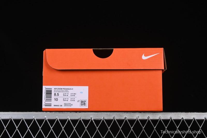 Nike Air Zoom Running Shoes - White/Coral Gradient