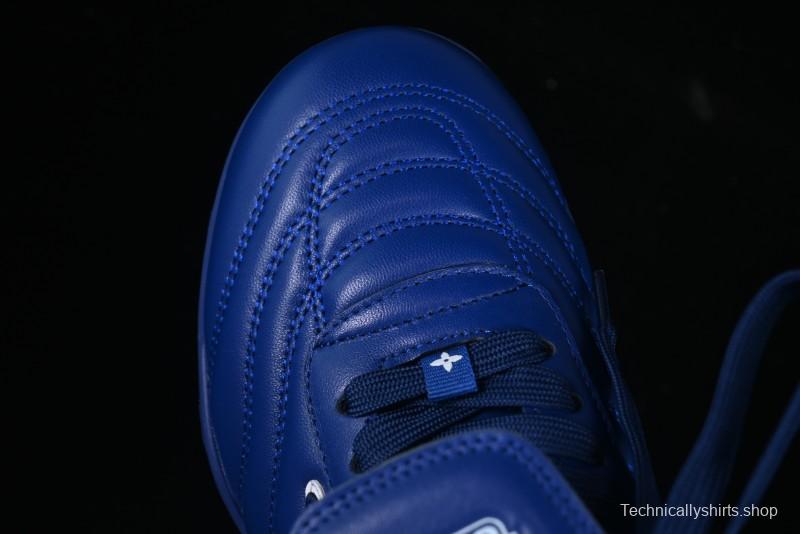 Louis Vuitton Footprint Soccer Low-Top Lifestyle Sneakers Blue - AJF6