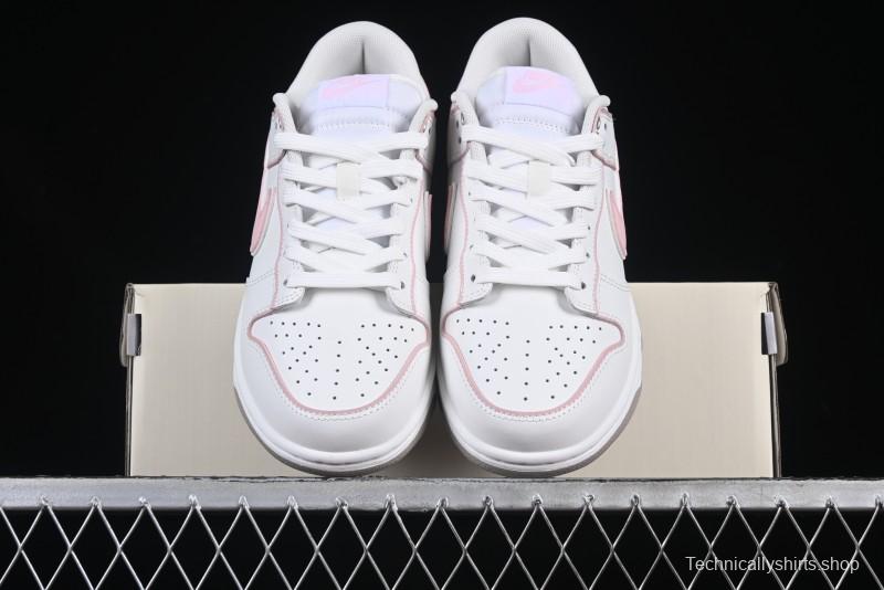 Nike SB Dunk Low Anniversary Premium Custom White Pink Low-Top Casual Skate Shoes - WP0212-013