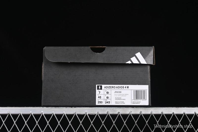 Adidas Adizero Adios 4 M Running Shoes Lightweight Breathable Low-Top - JR6358