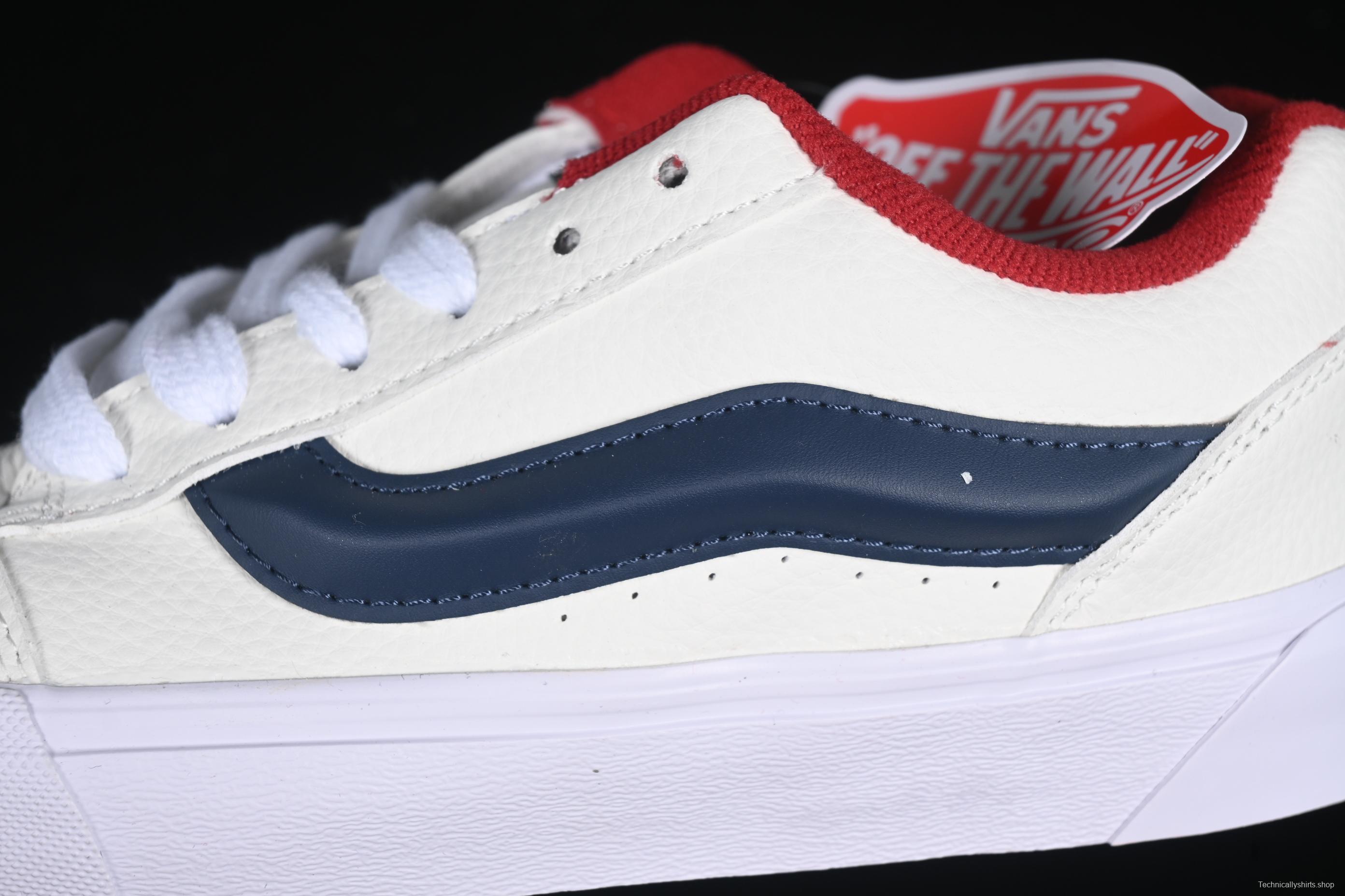 Vans Knu Skool Low Top Retro Chunky Sneakers with Oversized Logo - VN0009QC377