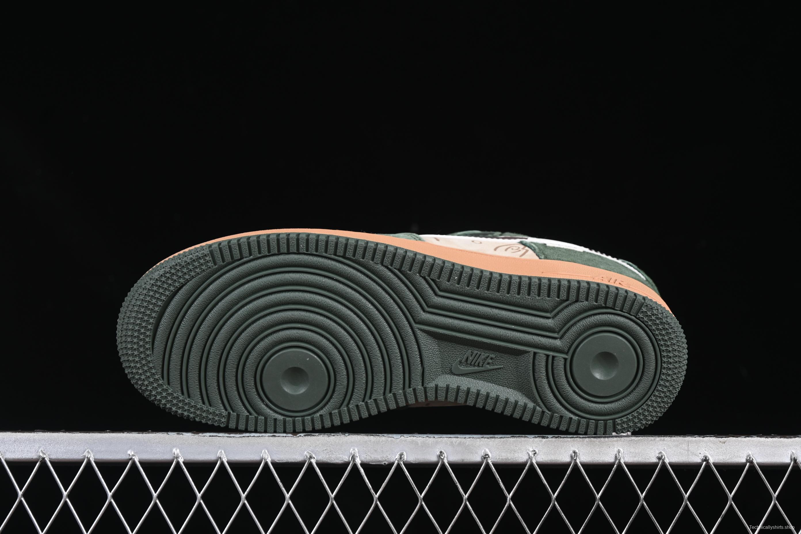 Nike Air Force 1'07 Low Supreme Collaboration Distressed Graffiti Casual Sneakers - DF0188-024