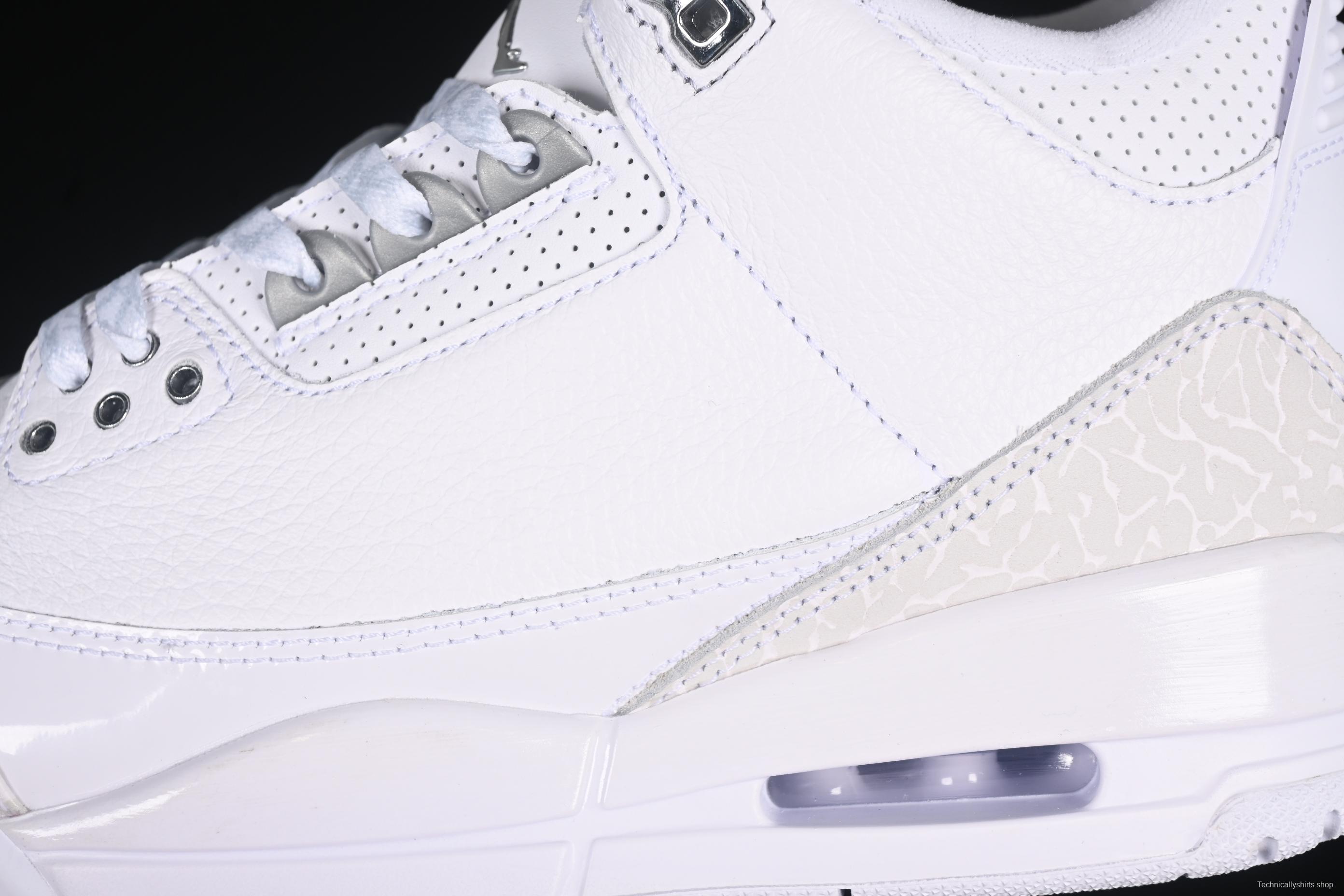 Nike Air Jordan 3 Retro "Pure Money" Basketball Shoes - CT8532-111