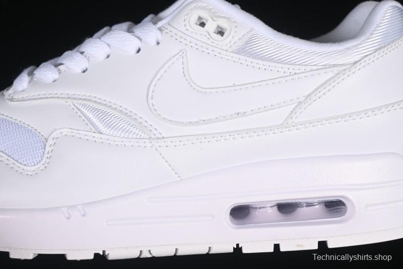 Nike Air Max 1 Retro Running Shoes with Half-Sole Air Cushion - 454746-107