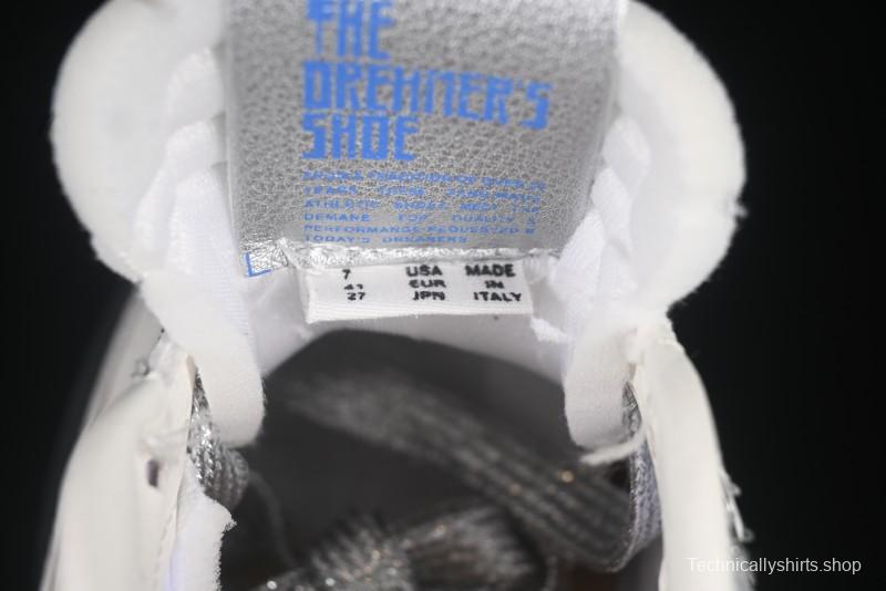 Golden Goose Marathon White Red Silver Comfortable Low-Top Lifestyle Sneakers - H8D4