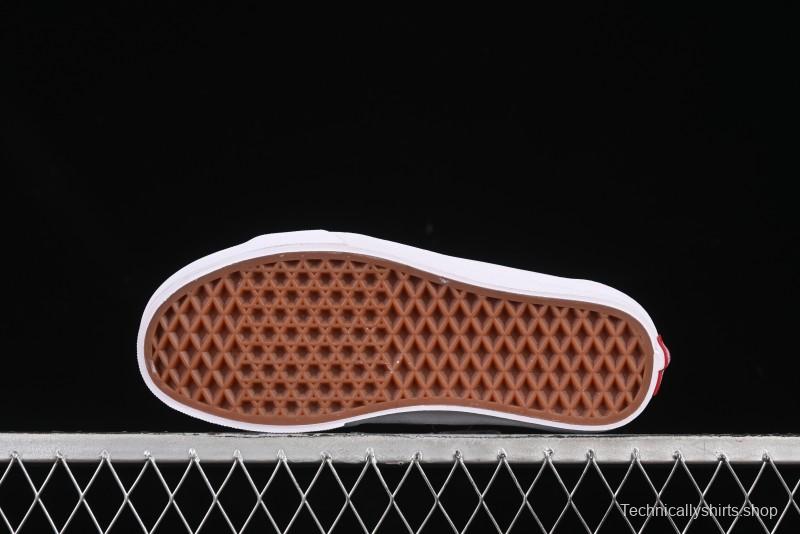 Vans Sk8-Low White Red Checkerboard Slip-Resistant Casual Skate Shoes - VN0A4UUK4W9